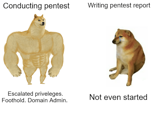 pentest-report-writing-meme