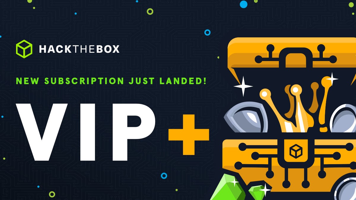 New Hack The Box Subscription VIP+